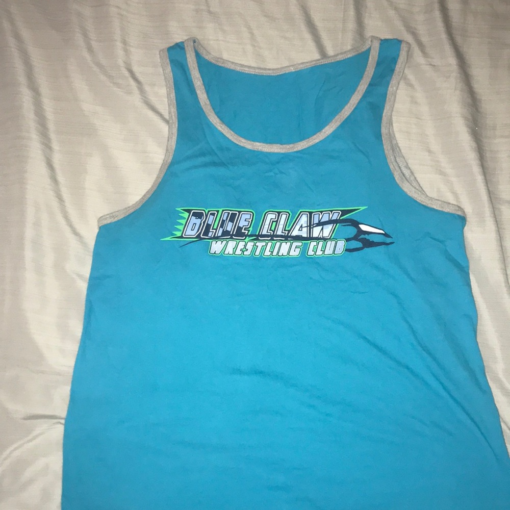Blue Claw wrestling Tank top